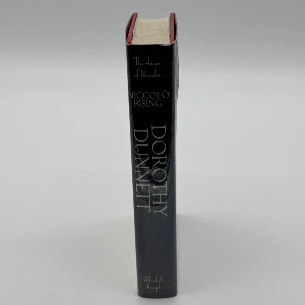 Niccolo Rising Dorothy Dunnett 1986 First American Edition Hardcover Book Jacket